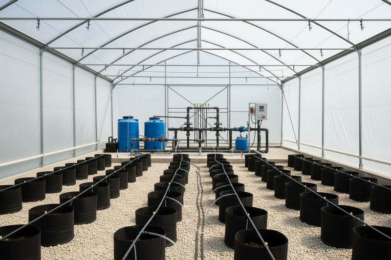 Polyhouse Irrigation & Fertigation