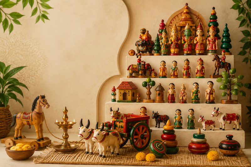 ನವರಾತ್ರಿ ಗೊಂಬೆಗಳು – ಪರಂಪರೆಯೊಂದಿಗೆ ಚನ್ನಪಟ್ಟಣದ ಆಟಿಕೆಗಳು
