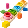 Channapatna Wooden Shape Sorter & Stacker – Montessori Learning Toy