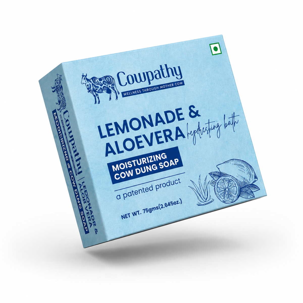 Cowpathy Lemonade Soap - 75 GM