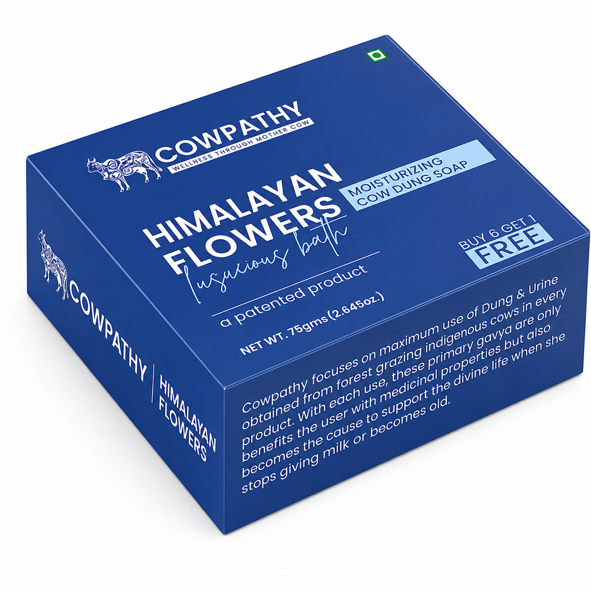 Cowpathy Himalayan Flowers Soap - 75 GM