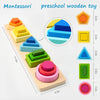Channapatna Wooden Shape Sorter & Stacker | Montessori Learning Toy