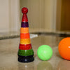 Channapatna Wooden Lagori (Pitthu) Game Set | Traditional Outdoor Game