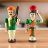 Wooden Farmer Couple Dolls – Set of 2