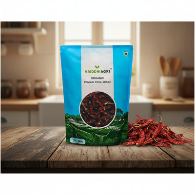 Vriddhi Agri Organic Byadagi Chilli Whole 200 GM
