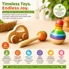 Channapatna Wooden Baby Toy Gift Set | Montessori Learning Toys