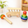 Channapatna Montessori Wooden Toy Gift Set – Handcrafted Learning Toys
