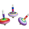 Channapatna Wooden Spinning Tops – Set of 3 | Handcrafted Kids Toy