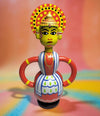 Handcrafted Wooden Doll – Traditional Indian Folk Art