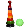 Channapatna Wooden Lagori (Pitthu) Game Set | Traditional Outdoor Game