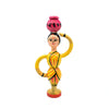 Wooden Indian Pot Lady Doll