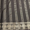 Crepe Saree with Traditional Gold Zari Woven Design & Border