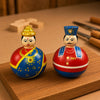 Wooden Raja Rani Roly-Poly Dolls – Set of 2
